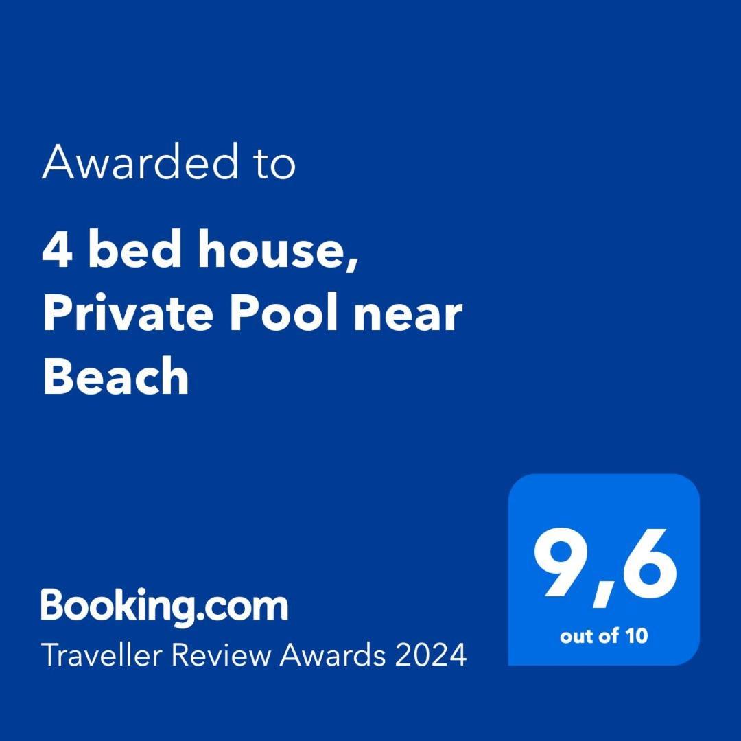 4 Bed House, Private Pool Near
